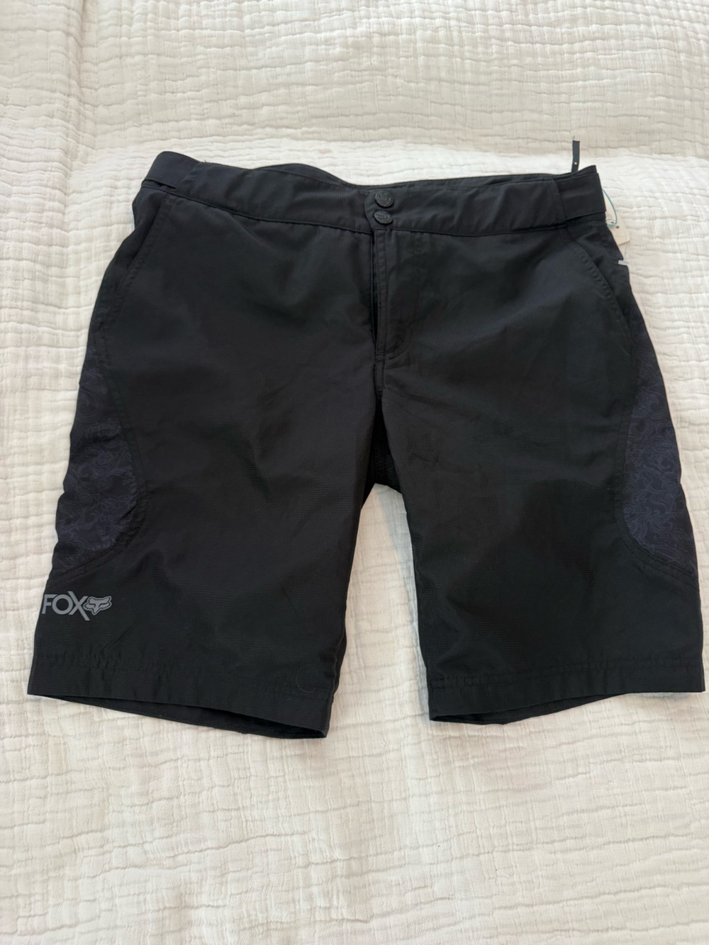 Fox Black Performance Shorts NWT 1385